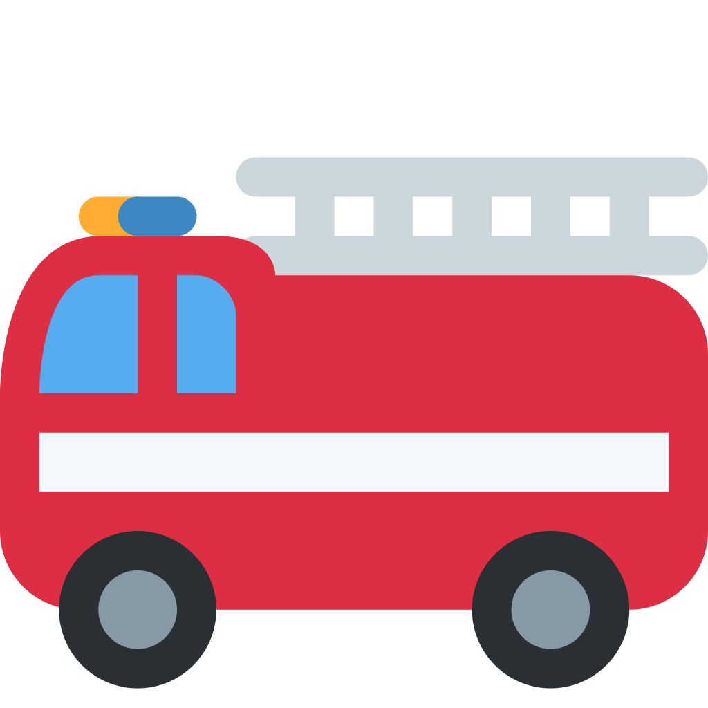 🚒 Significado do Emoji Carro de Bombeiro