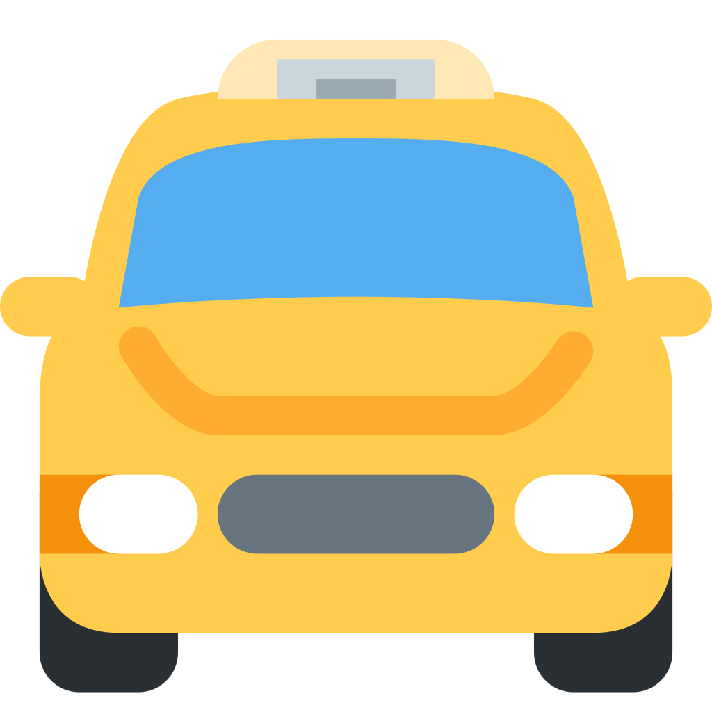 🚖 Significado de Táxi se aproximando Emoji