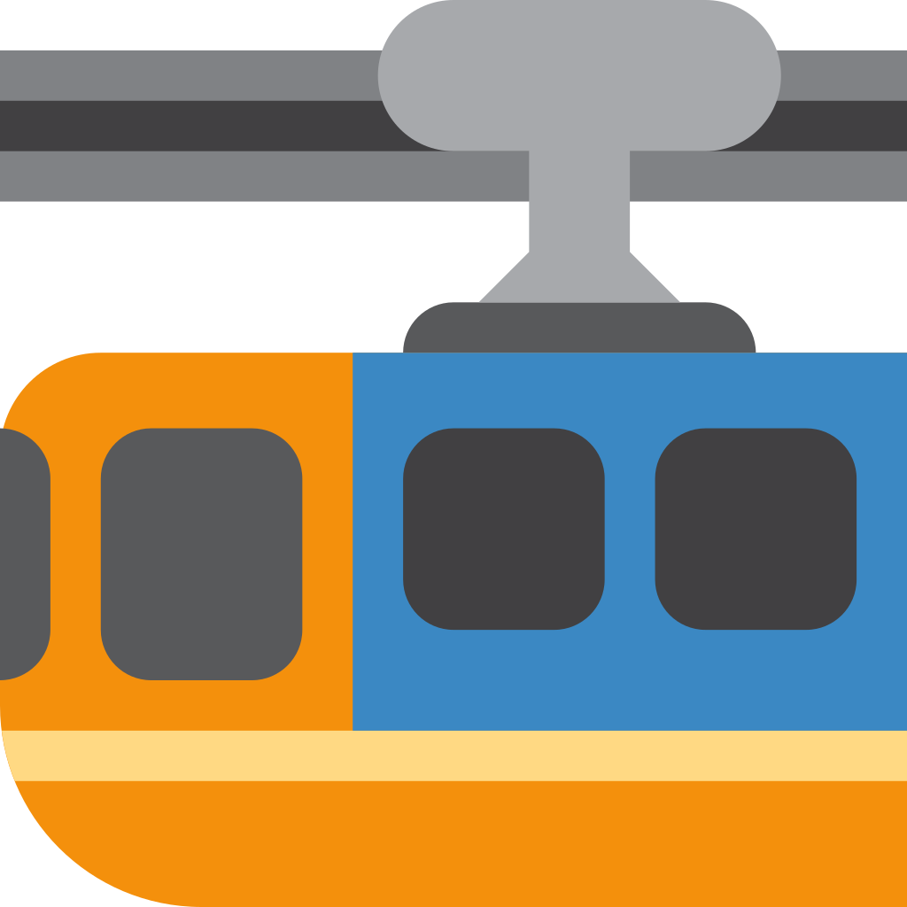 🚟 Significado de Ferrovia Suspensa Emoji