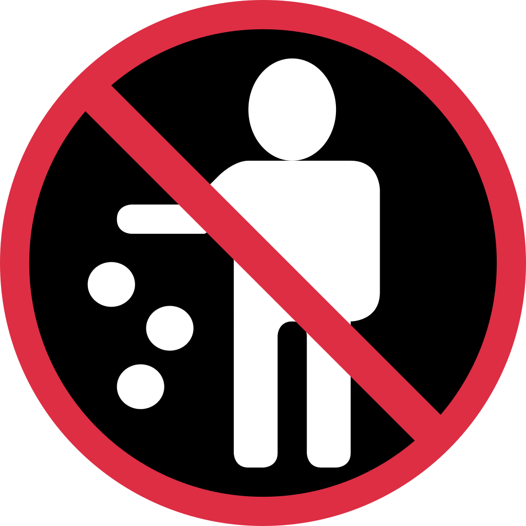 🚯 Significado de emoji sem lixo