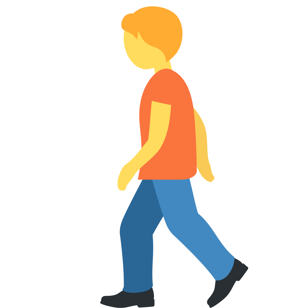 🚶‍♀️➡ Mulher andando voltada para a direita Emoji Significado