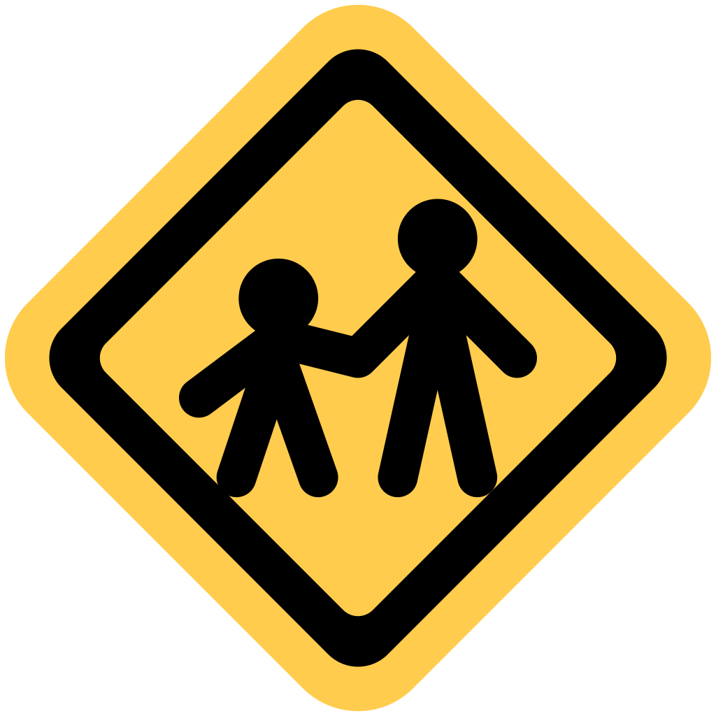 🚸 Significado de Emoji de crianças atravessando