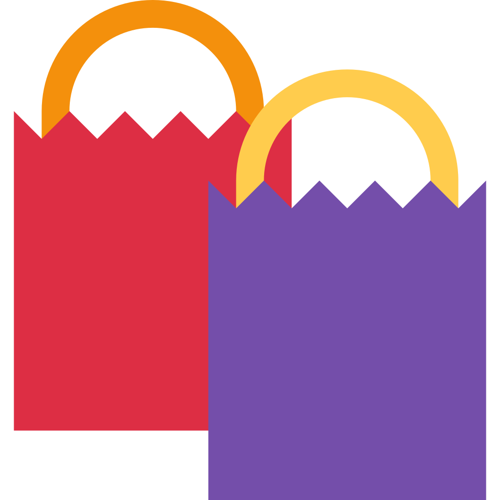 🛍 Significado do emoji de sacolas de compras