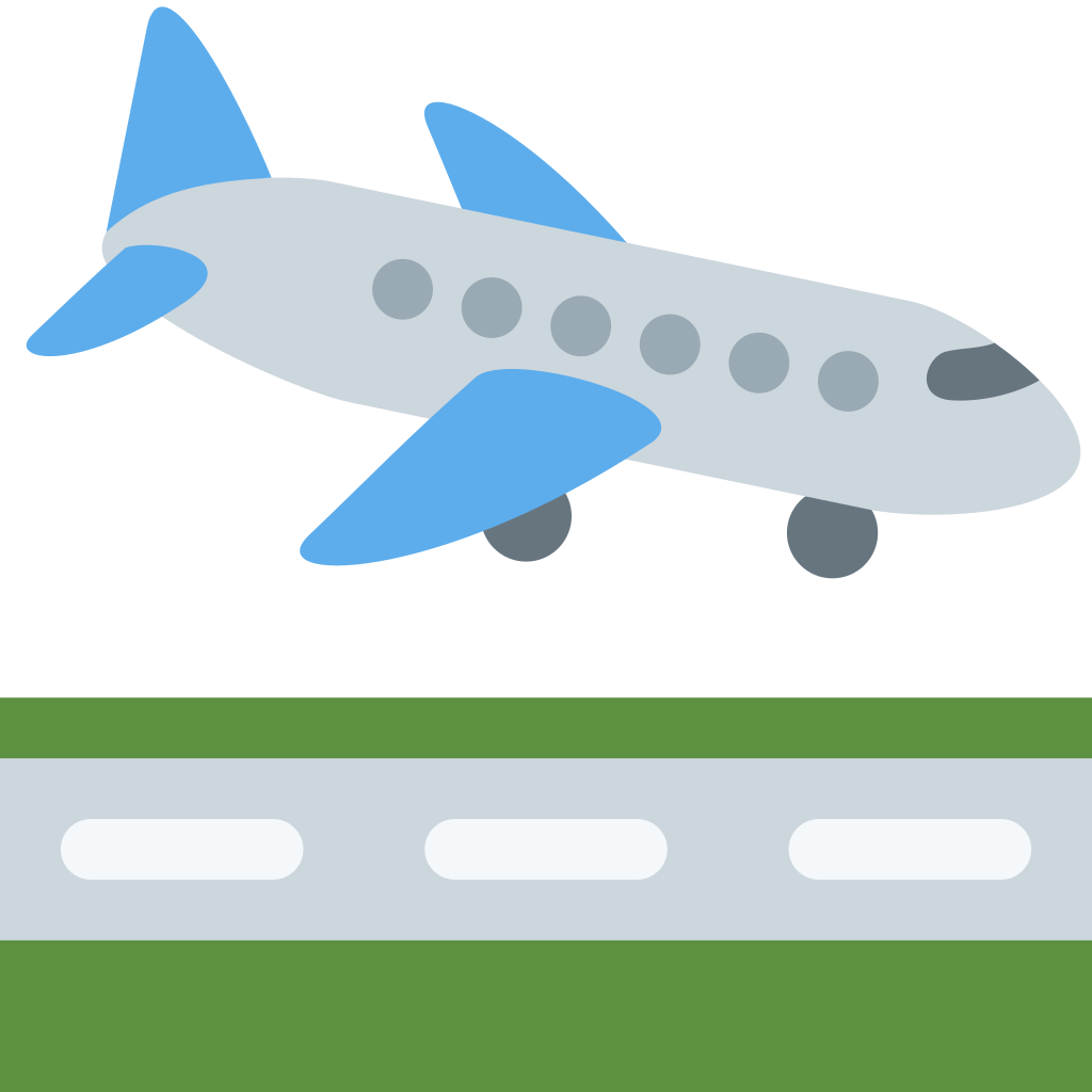 🛬 Significado do emoji chegada de avião