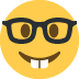 🤓 Significado de cara de nerd Emoji