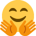 🤗 Significado de emoji de rosto sorridente com mãos abertas