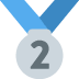🥈 Significado de Emoji de medalha de 2º lugar