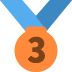 🥉 Significado do emoji Medalha de 3º lugar