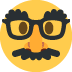 🥸 Significado de emoji de rosto disfarçado