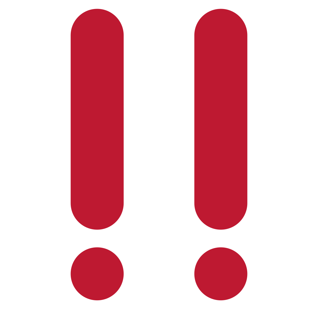 ‼ Double Exclamation Mark Emoji Meaning