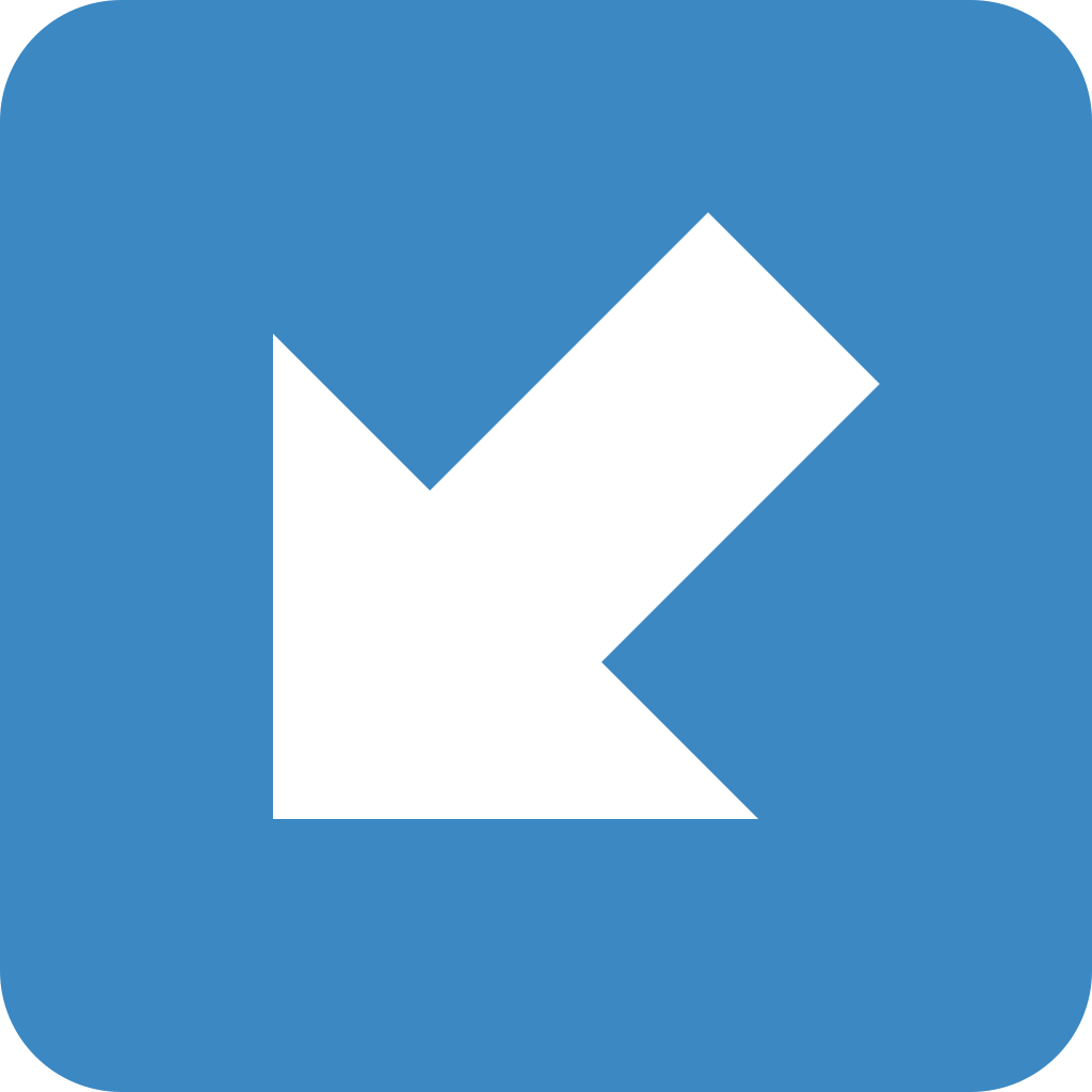 ↙ Down-Left Arrow Emoji Meaning