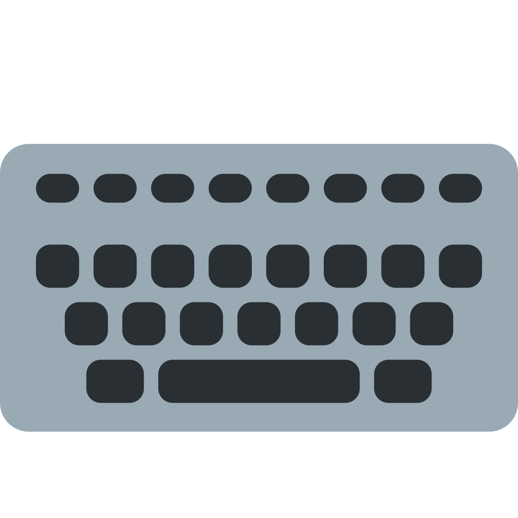 ⌨ Keyboard emoji meaning
