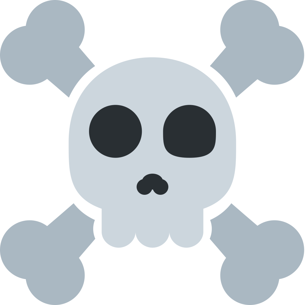 ☠ Skull and Crossbones emoji meaning