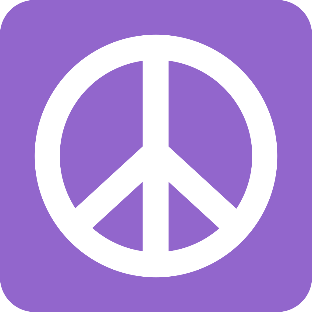 ☮ Peace Symbol Emoji Meaning