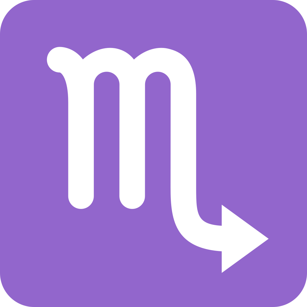 ♏ Scorpio emoji meaning