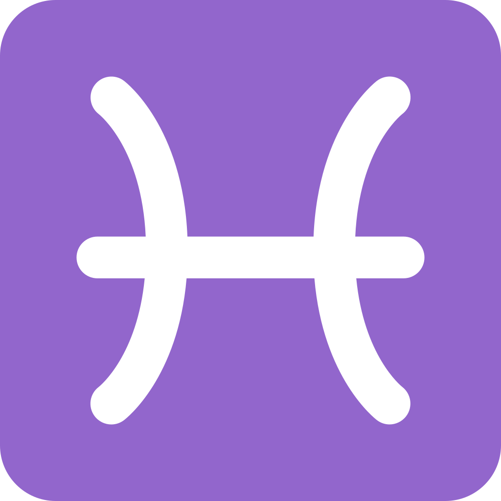 ♓ Pisces emoji meaning