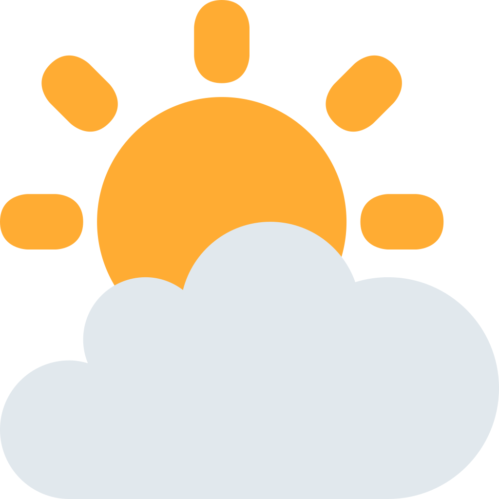 ⛅ Sun Behind Cloud Emoji Meaning