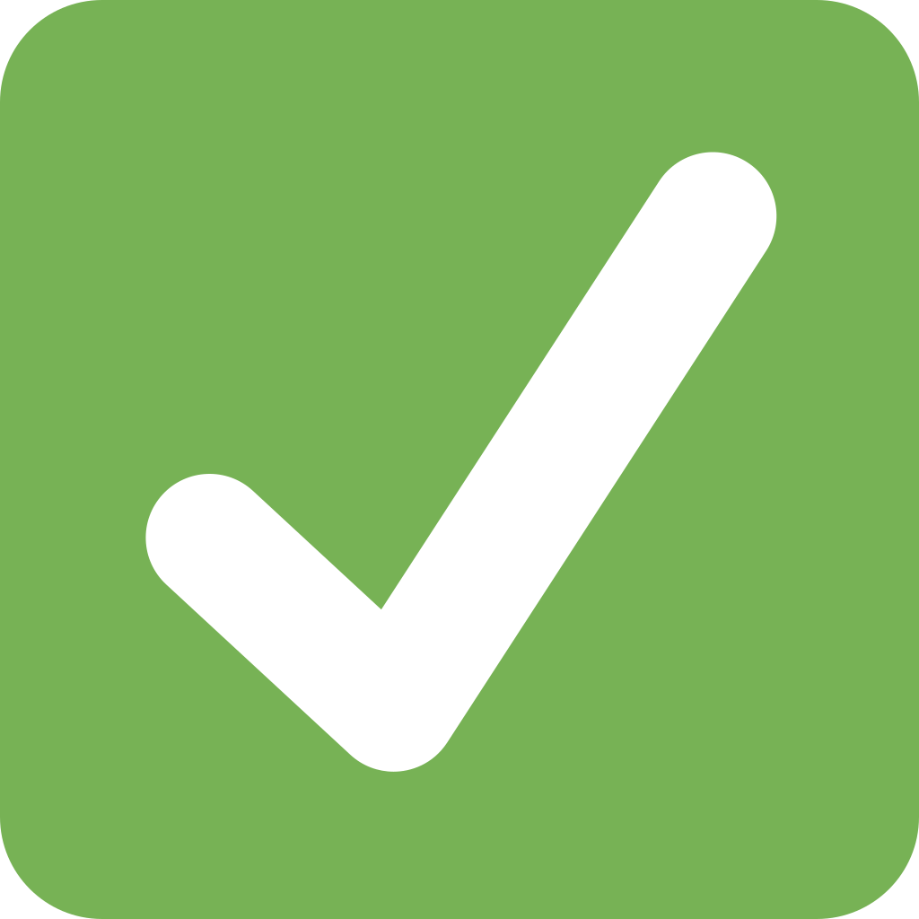 ✅ Check Mark Button Emoji Meaning