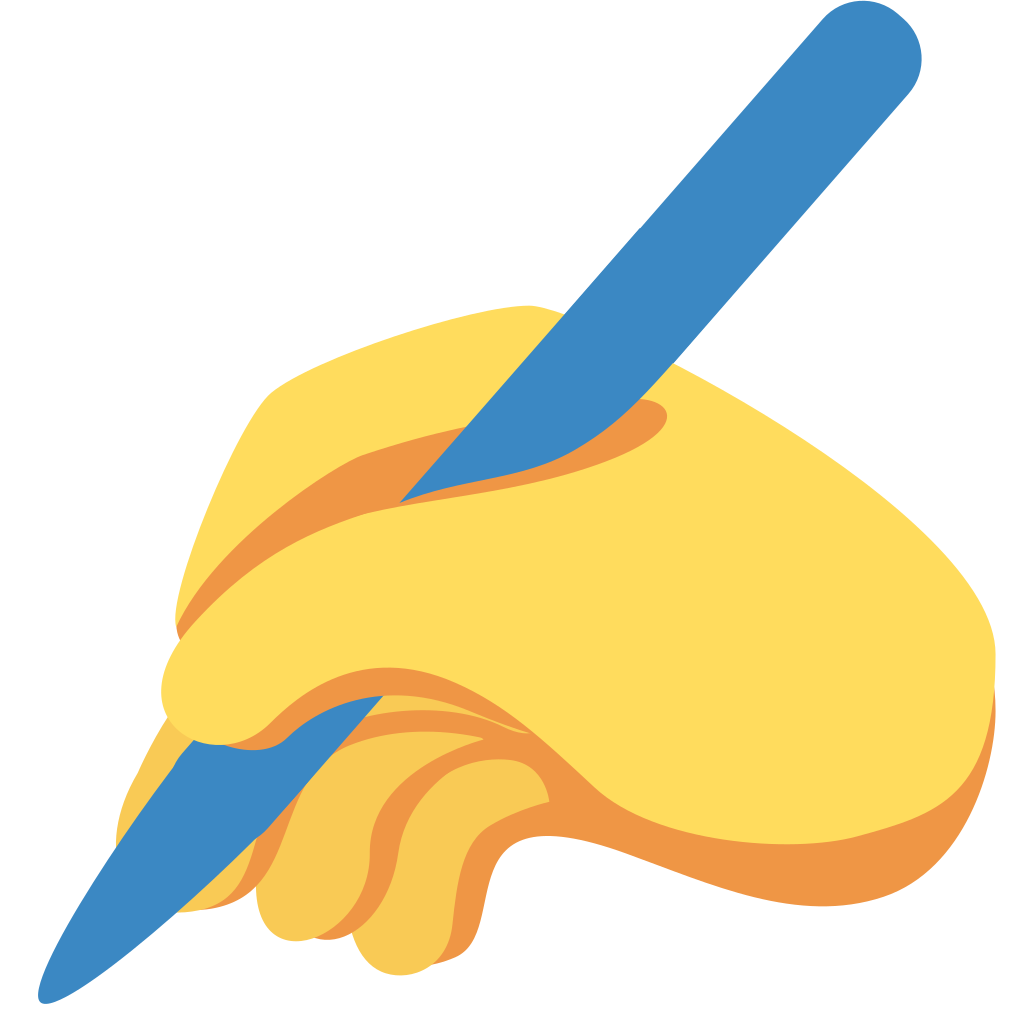 ✍ Writing Hand Emoji Meaning