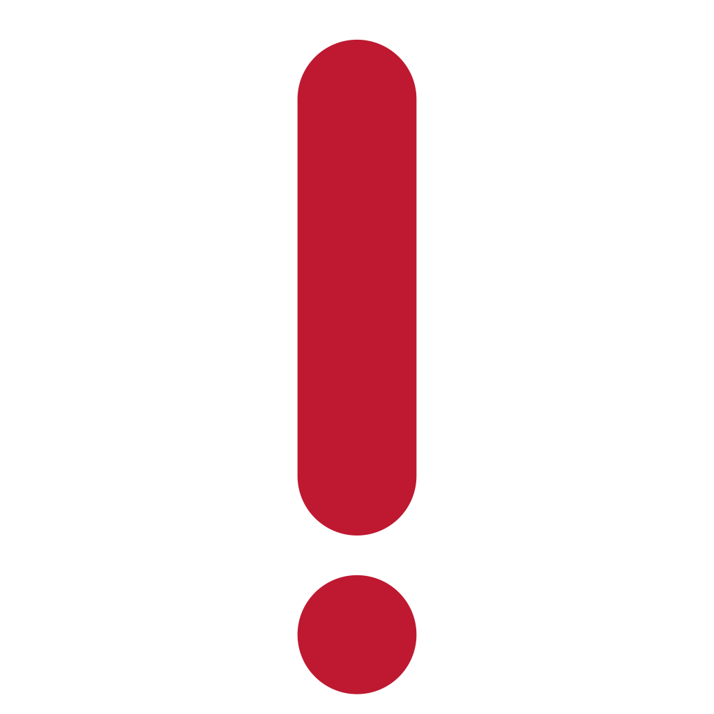 ❗ Red Exclamation Mark Emoji Meaning